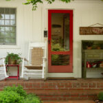 wood screen door