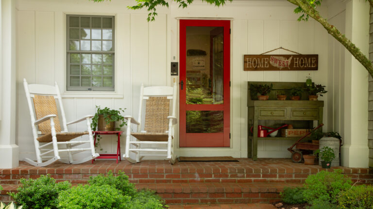 wood screen door