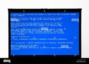 blue screen hmi picture