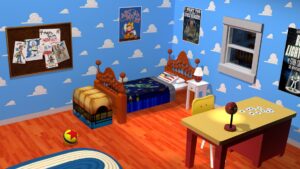 toy story andy room clipart​